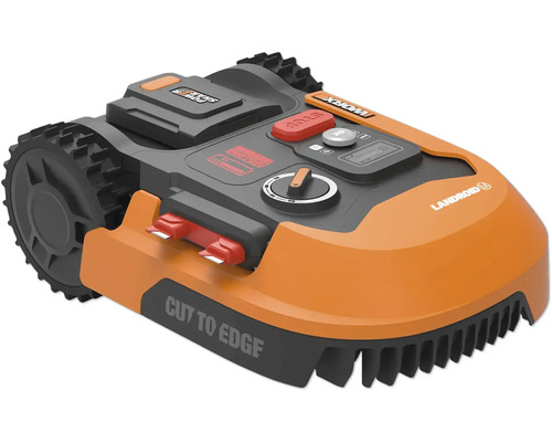 w1 WORX 20V Landroid M500 Plus Roboter-Rasenmäher 18 cm/500 m² mit App, IPX4 WR165E, Installationsmaterial im Lieferumfang enthalten – Bild 1