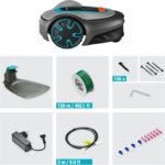 Gardena SILENO minimo 500 m² Mähroboter: Intelligenter Rasenmäher mit optimaler Konnektivität, programmierbar mit der Gardena Bluetooth® App, FR/NL Version (15202-26) – Bild 2